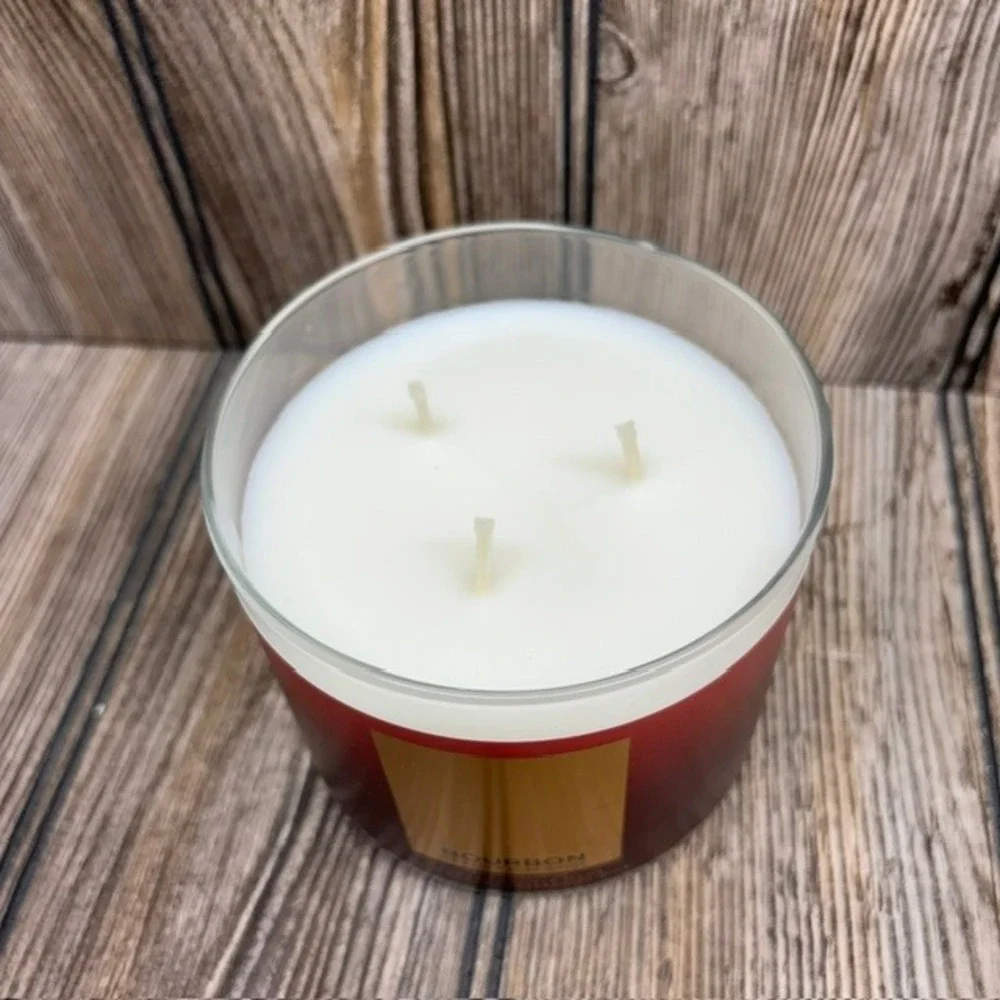 Bath & Body Works Men's Bourbon 3 Wick 14.5 Oz Candle - Picture 2 of 3